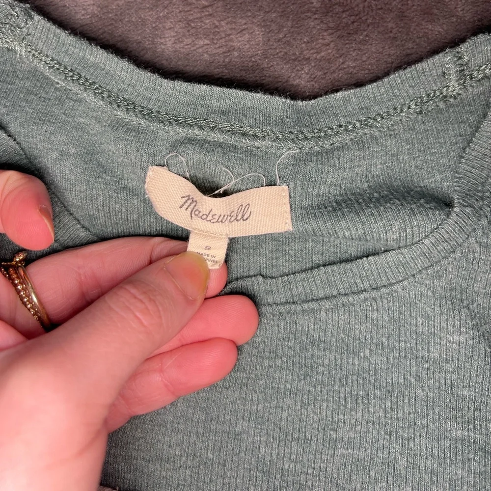 Madewell Sleeveless Gray Muscle Tee - Picture 4 of 4